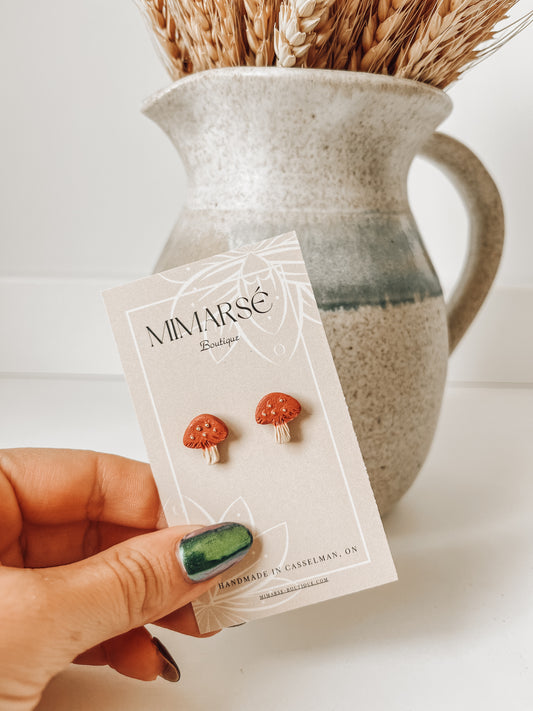 Mini Mushroom Studs