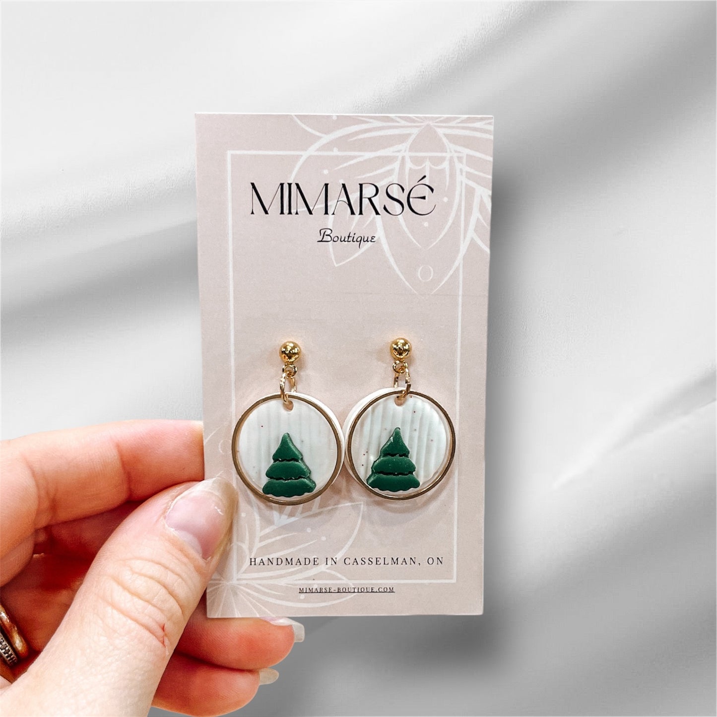 Christmas Tree gold dangle